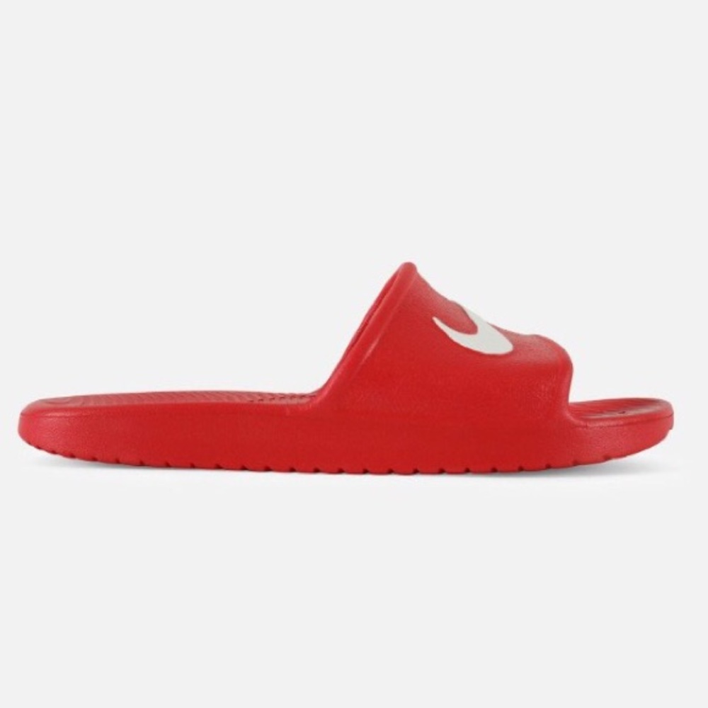 REDS NIKE KAWA SHOWER SANDALS SWOOSH WHITES WATER - Picture 6 of 8